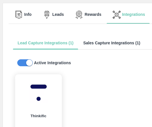 EarlyParrot Thinkific integration