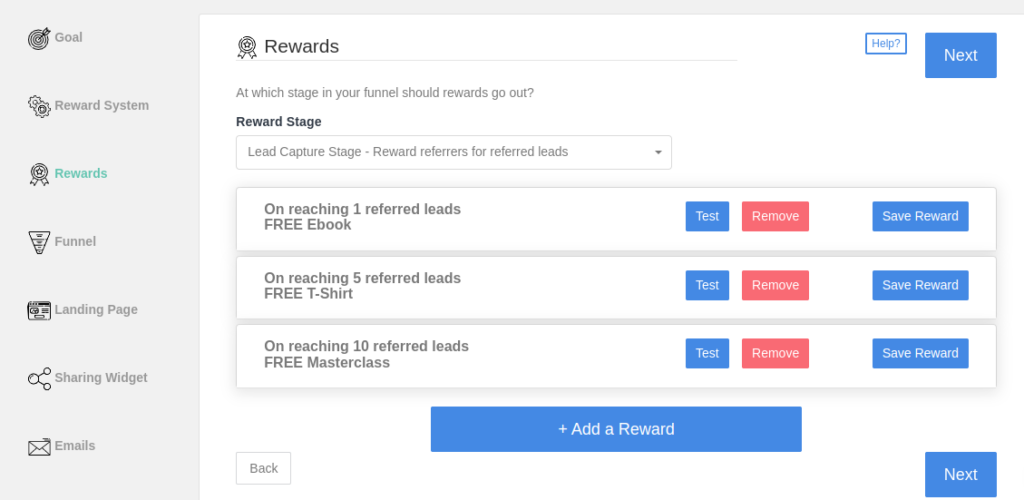 reward unlocking reward screen